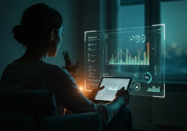 Person reflecting on PCL-5 score, starting healing journey