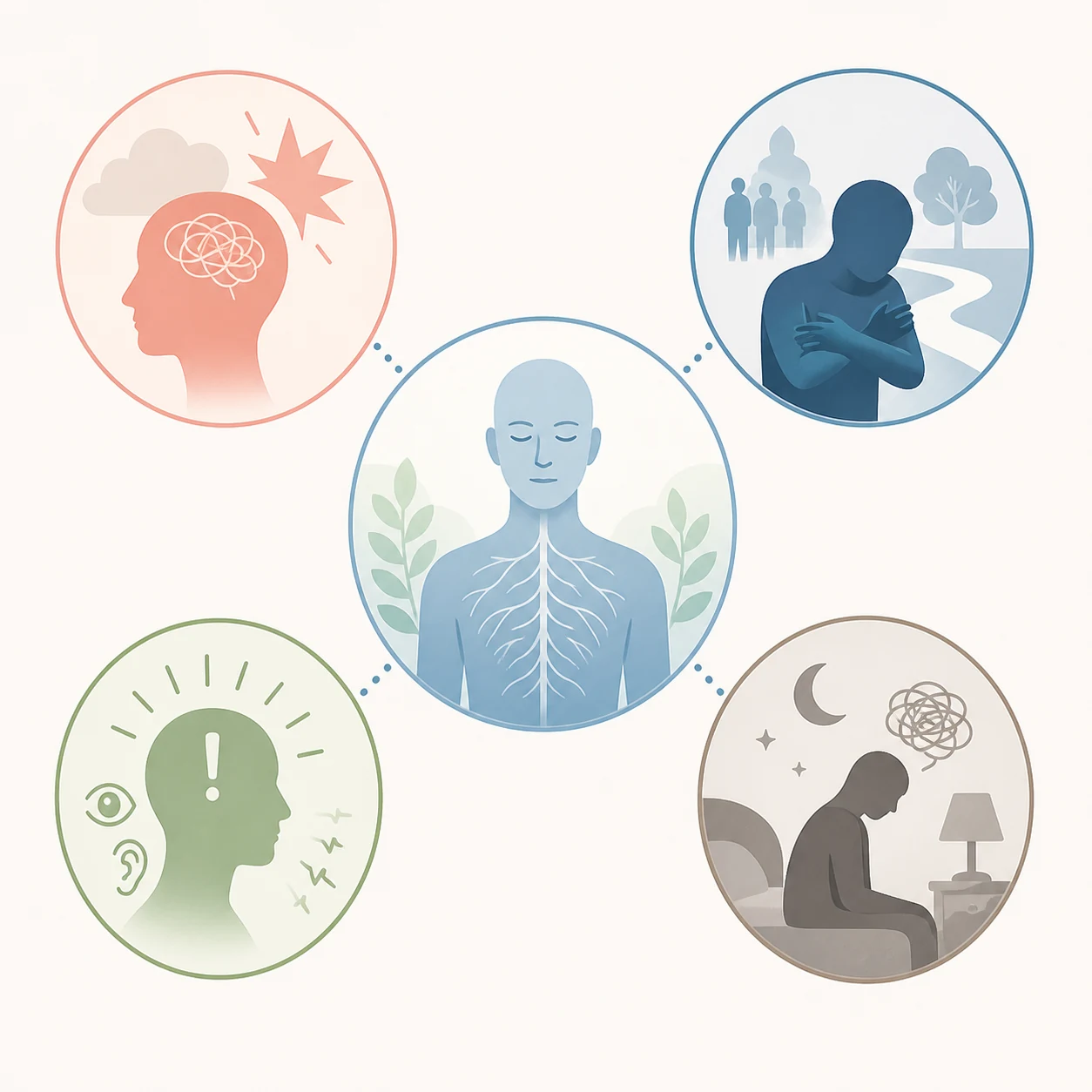 PTSD anxiety symptom clusters